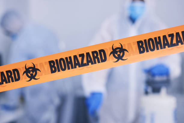 Professional Infectious Disease Decontamination technician working in Sea Isle City, NJ